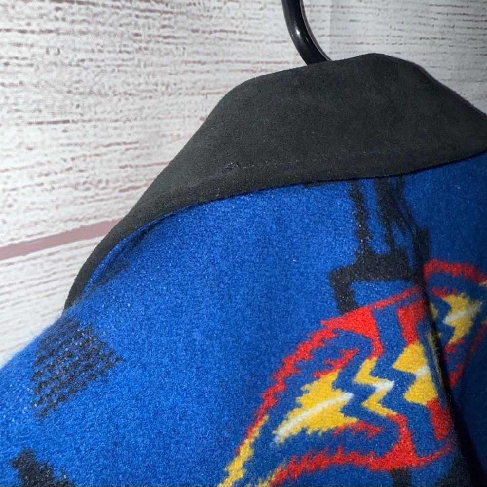 Pendleton Blue Multicolor Patterned Jacket - Picture 9 of 15